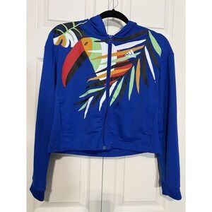 Adidas X Farm Rio Caleb  Toocan Crop Jacket Size XS